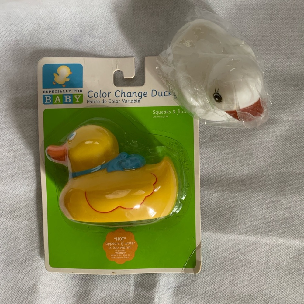 Color Change Duck Toy Set - Yellow and White